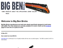 Tablet Screenshot of bigbenbricks.com